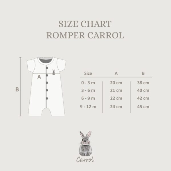 Carrol Baby Romper Jumper - Romper pendek - Gambar 3