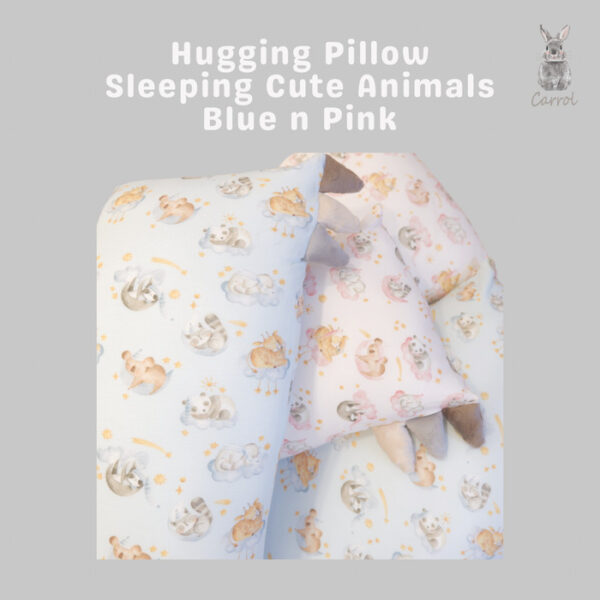 Carrol Baby Hugging Pillow Baby Size - Bantal Baby Tencel - Sleeping Animals Collections