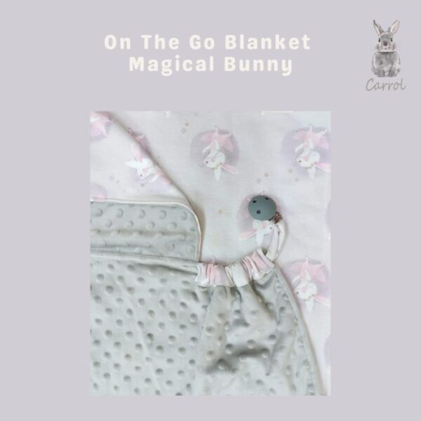 Carrol Baby On The Go Blanket Magical Bunny - Selimut On The Go Bayi - Gambar 3