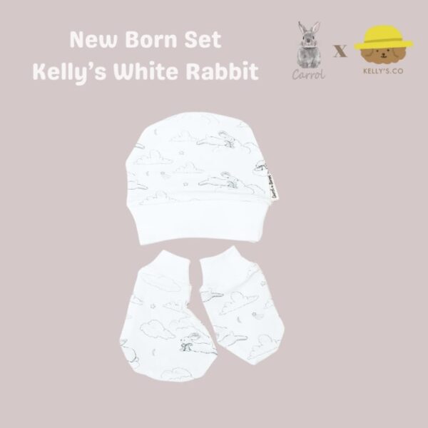 Carrol n Barrol X Kelly's.co New Born Set - Set Tangan Kaki Bayi Tencel - Topi Bayi Tencel - Carrol X Kelly's.co Collections - Gambar 5