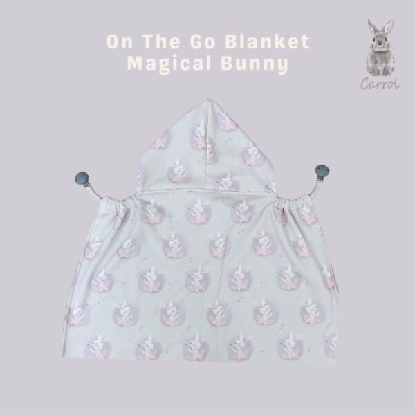 Carrol Baby On The Go Blanket Magical Bunny - Selimut On The Go Bayi - Gambar 2