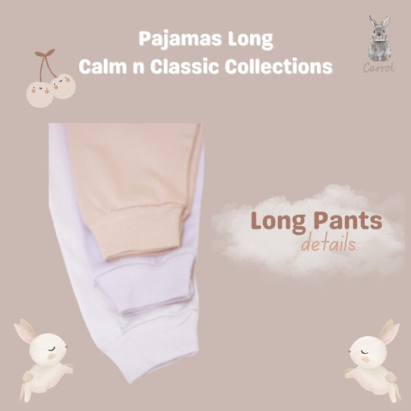 Carrol n Barrol Pajamas Set Calm n Classic Colors Collections - Piyama Anak Katun - Gambar 2