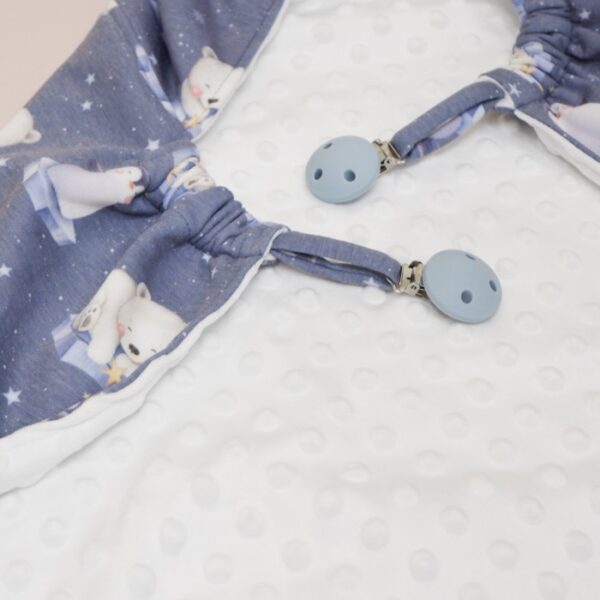 Carrol Baby On The Go Blanket Penguin Snow Flakes - Selimut On The Go Bayi - Gambar 4