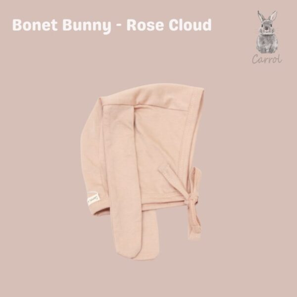 Carrol n Barrol Bonet Bunny Calm n Classic Colors Collections - Topi Bunny Bayi Katun - Gambar 5