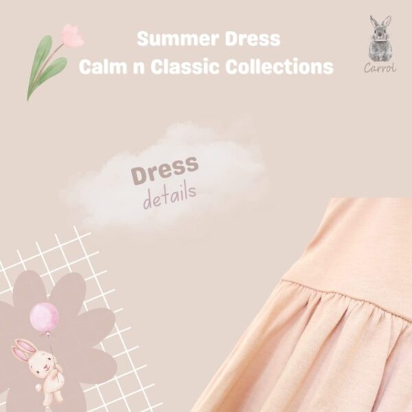 Carrol n Barrol Dress Summer Calm n Classic Colors Collections - Dress Anak Katun - Gambar 2