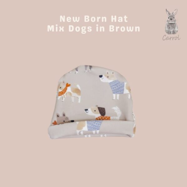 Carrol n Barrol New Born Hat Mix Dog Collections - Topi Bayi - Gambar 2