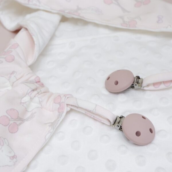 Carrol Baby On The Go Blanket Flawless Bunny - Selimut On The Go Bayi - Gambar 3