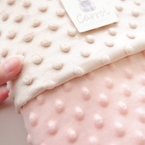 Carrol Baby Double Sided Blanket Toodler - Peach Nude - Selimut Anak - Gambar 5