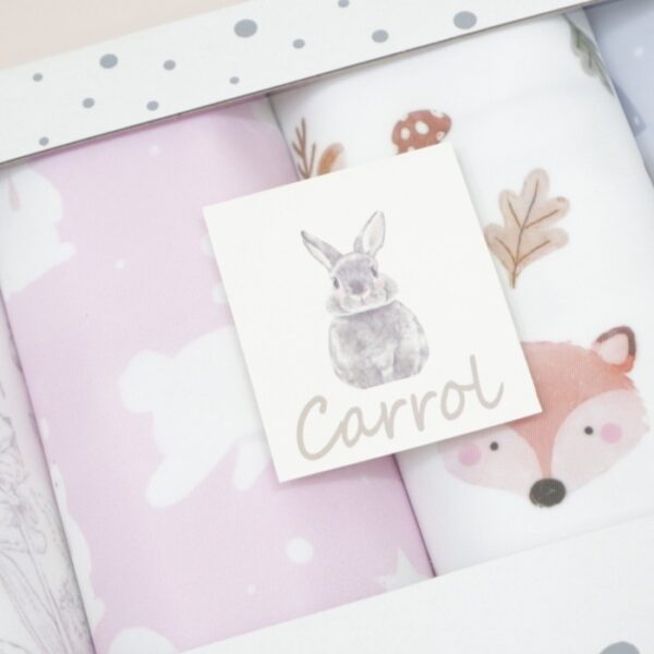 Carrol Baby Waterproof Rabbit Star Pink - Perlak Bayi - Gambar 4