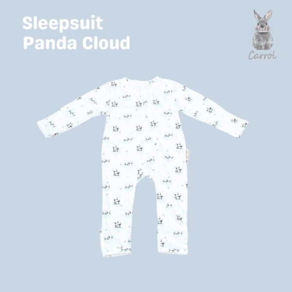Carrol n Barrol Sleepsuit Penguin Collections - Jumper Panjang Buka Tutup tangan kaki - Jumper Panjang Bayi Berbahan Katun - Gambar 4