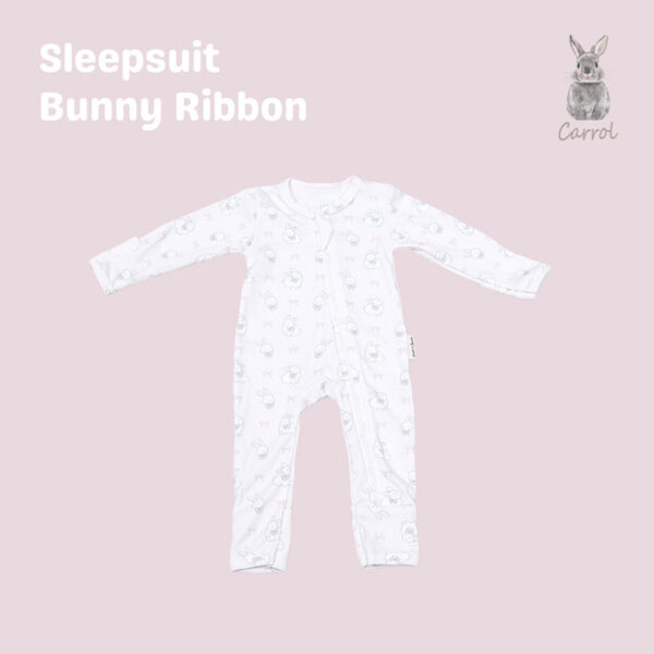 Carrol n Barrol Sleepsuit Penguin Collections - Jumper Panjang Buka Tutup tangan kaki - Jumper Panjang Bayi Berbahan Katun - Gambar 3