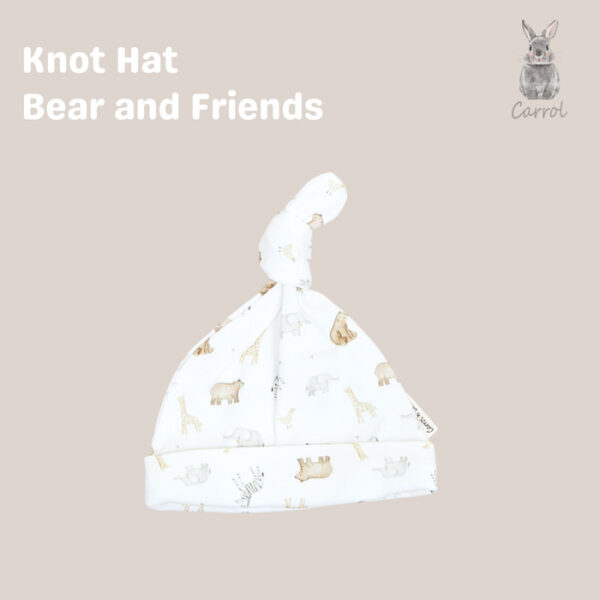 Carrol n Barrol Knot Hat Penguin Collections - Topi Bayi Knot Motif Lucu - Topi Cotton - Gambar 4