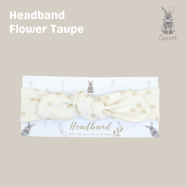 Carrol n Barrol Headband Penguin Collections - Bandana Bayi Motif - Bandana Bunga - Gambar 2