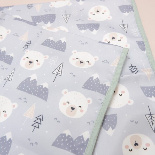 Carrol Baby Waterproof Bear Blue - Perlak Bayi - Gambar 2