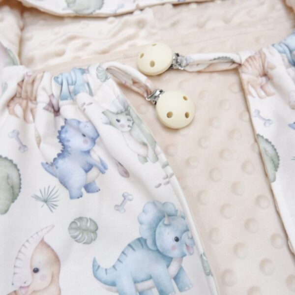 Carrol Baby On The Go Blanket Mix Dino Watercolours - Selimut On The Go Bayi - Gambar 3
