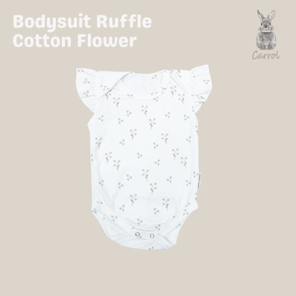 Carrol n Barrol Bodysuit Ruffle Jumper Penguin Collections - Jumper Ruffle Bayi Katun - Gambar 5
