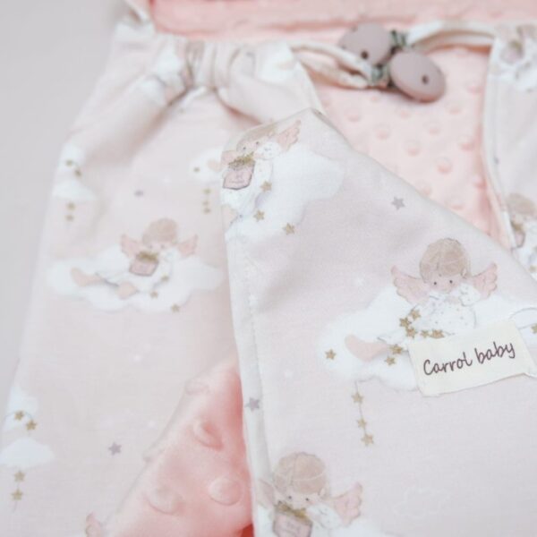 Carrol Baby On The Go Blanket Angels Wings - Selimut On The Go Bayi - Gambar 5