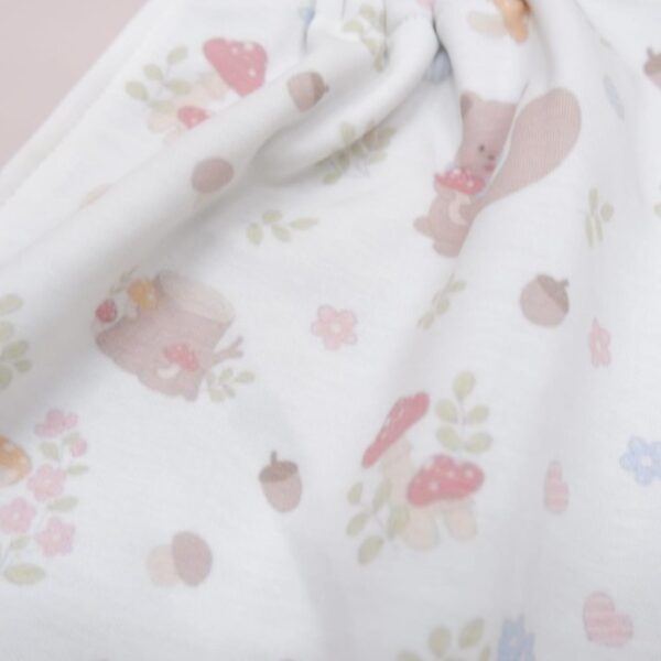 Carrol Baby On The Go Blanket Flowers Mushroom - Selimut On The Go Bayi - Gambar 6