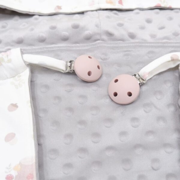 Carrol Baby On The Go Blanket Flowers Mushroom - Selimut On The Go Bayi - Gambar 4