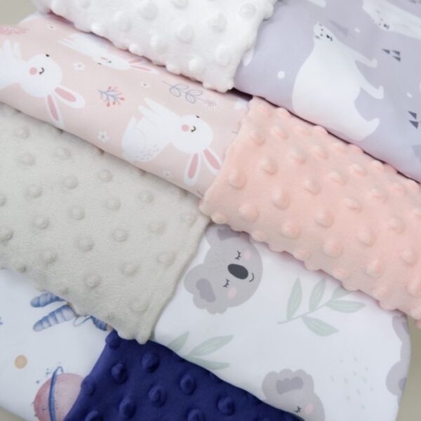 Carrol Baby Blanket Cute Rabbit Peach - Baby Blanket - Hooded Blanket - Selimut Bayi - Gambar 7
