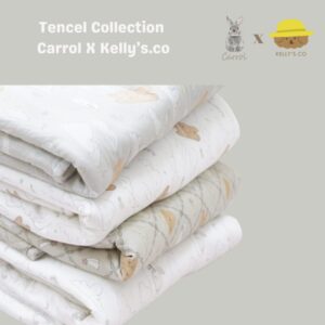 Carrol Baby X Kelly's.co Bedcover Quilt Tencel - Blanket Double Tencel - Selimut Tencel Tebal