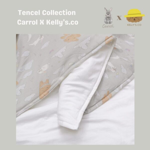 Carrol Baby X Kelly's.co Bedcover Quilt Tencel - Blanket Double Tencel - Selimut Tencel Tebal - Gambar 2