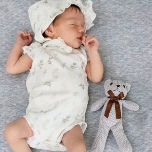 Carrol n Barrol Tank Ruffle Jumper Flowers n Sea Collections - Jumper Bayi Ruffle Lucu - Jumper ribbed katun lucu