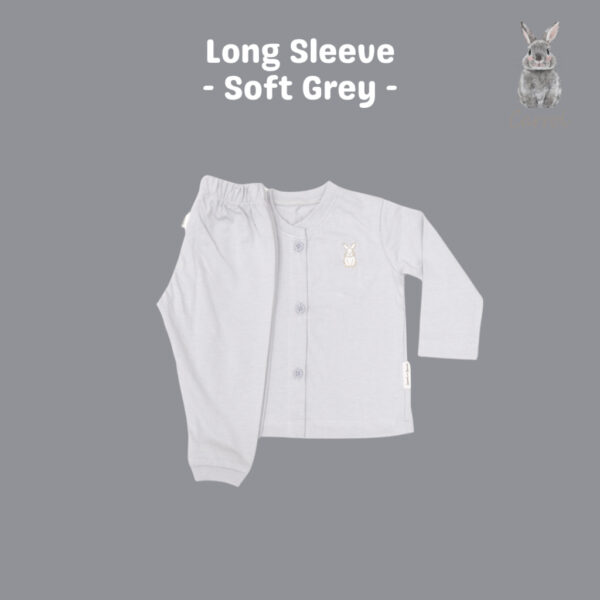 Carrol n Barrol Long Sleeve Plain Forest Colors Collections - Piyama Bayi - Setelan Panjang Katun - Gambar 4