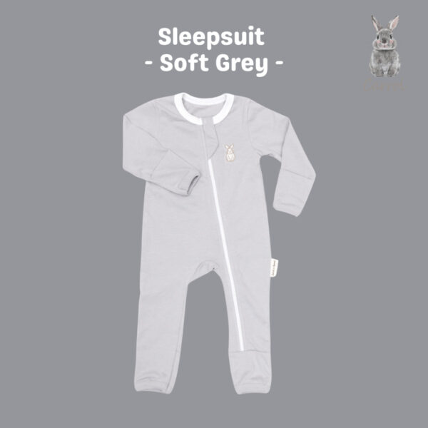 Carrol n Barrol Sleepsuit Plain Forest Colors Collections - Jumper Panjang Tutup Kaki - Sleepsuit Baby - Gambar 2