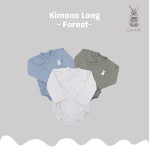 Carrol n Barrol Kimono Long Jumper Forest Colors Collections - Jumper Panjang Bayi Katun - kimono panjang katun