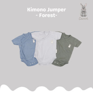 Carrol n Barrol Kimono Jumper Cotton Forest Colors Collections - Jumper Bayi Katun Pendek