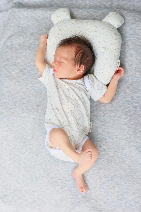 Carrol Baby X Mon n Harper New Born Pillow Bears Ears - Baby Pilow Tencel - Bantal Peyang - Bantal  Kepala Bayi Tencel - Carrol X Mon n Harper Collections