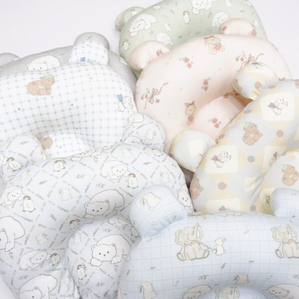 Carrol Baby X Mon n Harper New Born Pillow Bears Ears - Baby Pilow Tencel - Bantal Peyang - Bantal  Kepala Bayi Tencel - Carrol X Mon n Harper Collections - Gambar 8