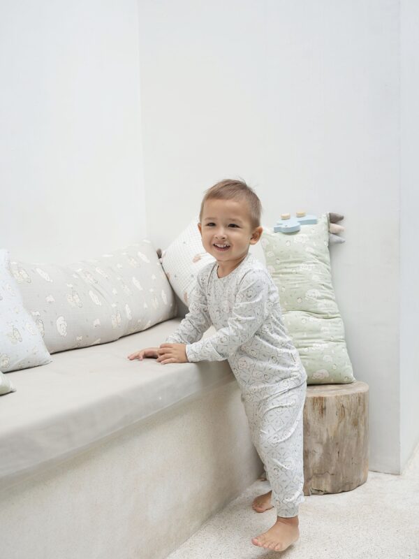 Carrol n Barrol X Mon n Harper Long Sleeve Pajamas - Piyama Anak - Piyama Tencel - Carrol X Mon n Harper Collections
