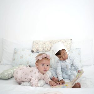 Carrol n Barrol X Mon n Harper Sleepsuit Tencel - Jumper Panjang Buka Tutup Tangan Kaki - Carrol X Mon n Harper Collections