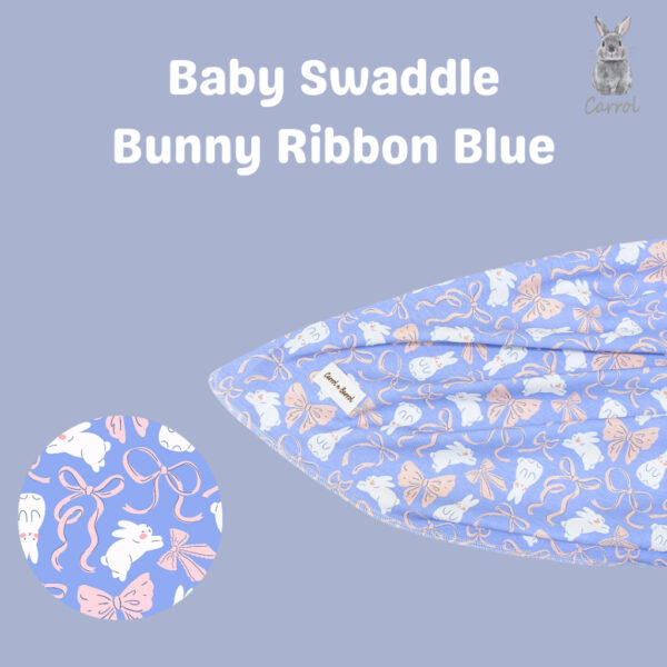 Carrol n Barrol Swaddle Baby Bear n friends Collections - Bedong Bayi Katun Motif - Baby Swaddle Cotton - Gambar 4