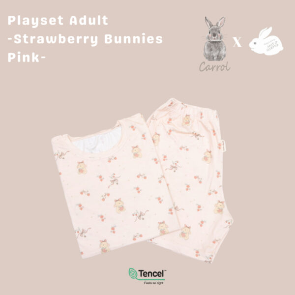 Carrol n Barrol X Mon n Harper Pajamas Adult - Short Pajamas Adult - Mommy Pajamas - Baju Tidur Tencel - Carrol X Mon n Harper Collections - Gambar 5