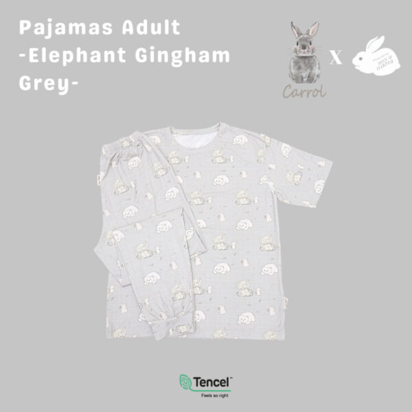 Carrol n Barrol X Mon n Harper Pajamas Adult - Short Pajamas Adult - Mommy Pajamas - Baju Tidur Tencel - Carrol X Mon n Harper Collections - Gambar 4
