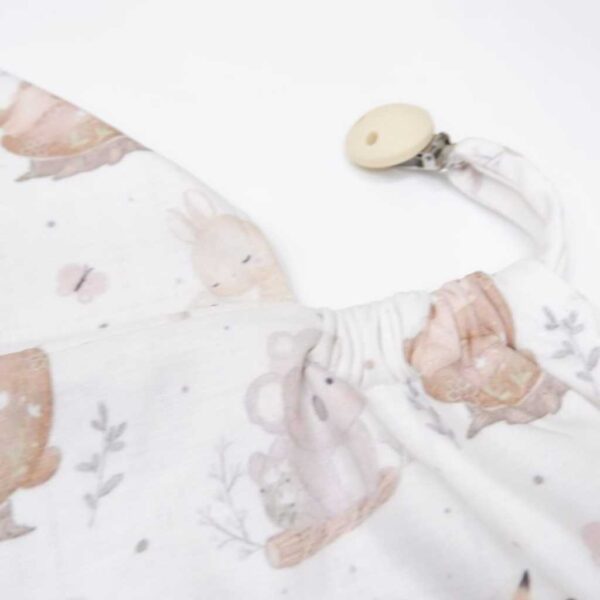 Carrol Baby On The Go Blanket Hugging animals watercolour - Selimut On The Go Bayi - Gambar 6