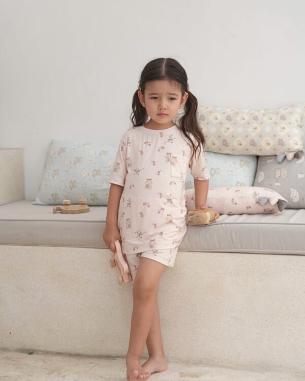 Carrol n Barrol X Mon n Harper Playset Kids Tencel - Setelan Anak - Setelan Pendek Anak - Setelan Tencel - Carrol X Mon n Harper Collections - Gambar 2