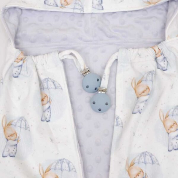 Carrol Baby On The Go Blanket Bunny Rainbow - Selimut On The Go Bayi - Gambar 8