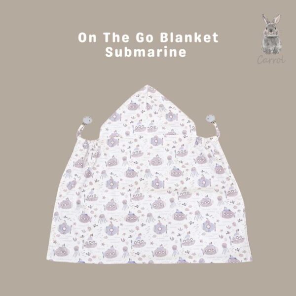 Carrol Baby On The Go Blanket Sub Marine - Selimut On The Go Bayi - Gambar 2