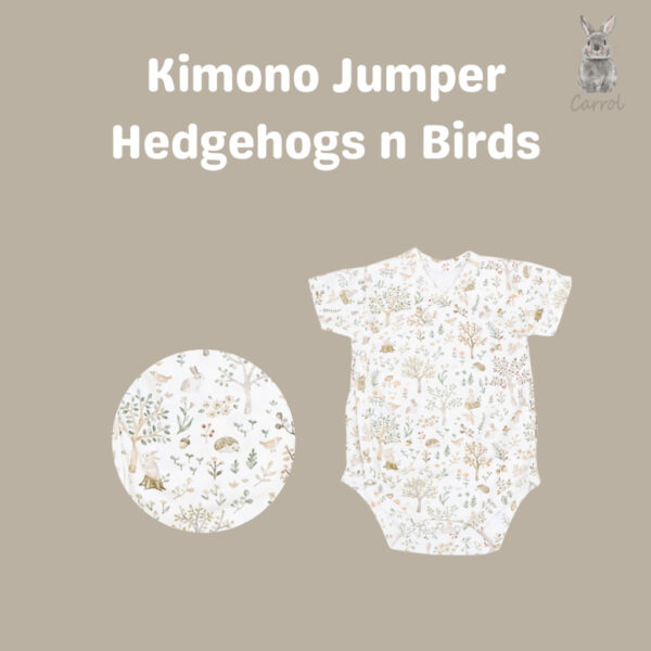 Carrol n Barrol Kimono Jumper Bear n Friends Collections - Jumper Bayi Katun Lucu - Jumper Motif Lucu - Gambar 2