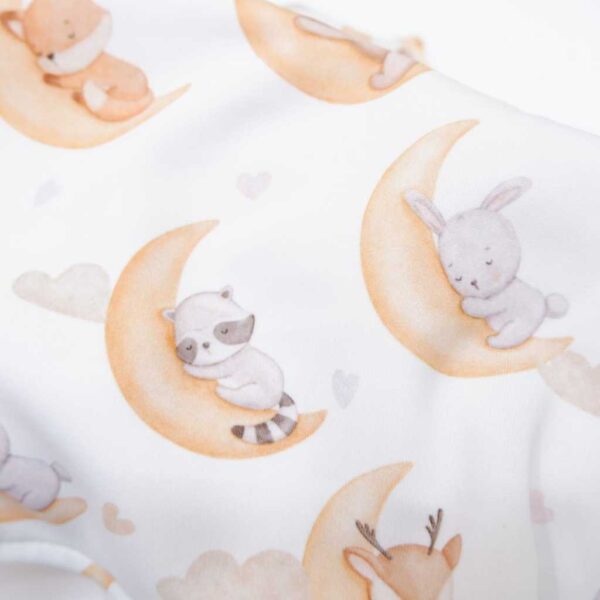 Carrol Baby Blanket Baby Sleeping Fox n Friends - Selimut Bayi - Selimut Minky - Gambar 4