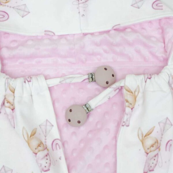 Carrol Baby On The Go Blanket Bunny Rainbow - Selimut On The Go Bayi - Gambar 7