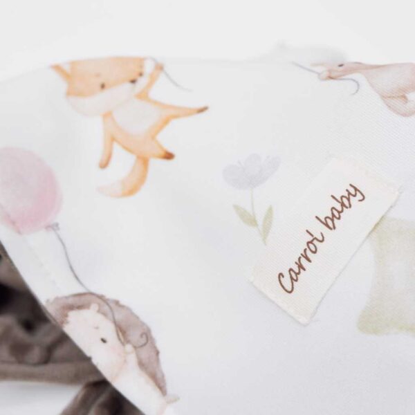 Carrol Baby Blanket Baby Hedgehog Ballon - Selimut Bayi - Selimut Minky - Gambar 4