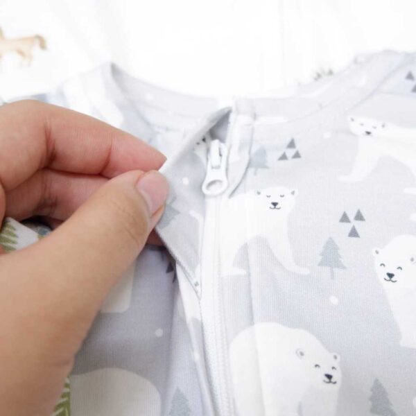 Carrol n Barrol Romper Zipper Bear n Friends Collections - Romper Bayi Katun Lucu - Romper Motif Lucu - Gambar 3