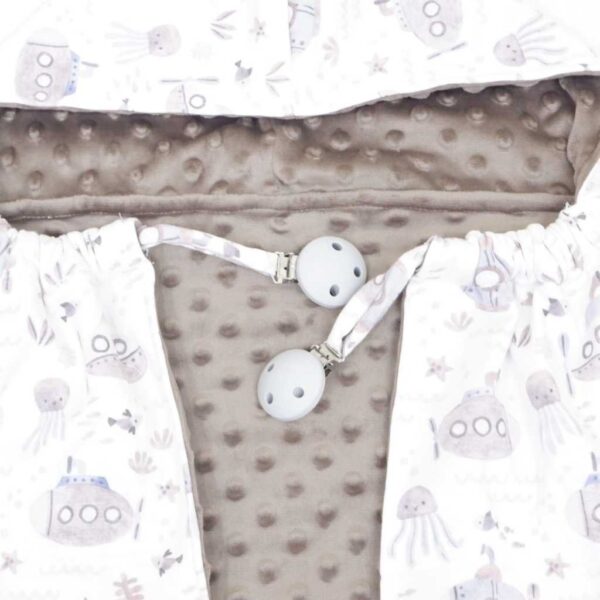 Carrol Baby On The Go Blanket Sub Marine - Selimut On The Go Bayi - Gambar 4