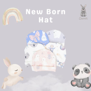 Carrol n Barrol New Born Hat - Topi Bayi Motif Lucu - Topi Bayi