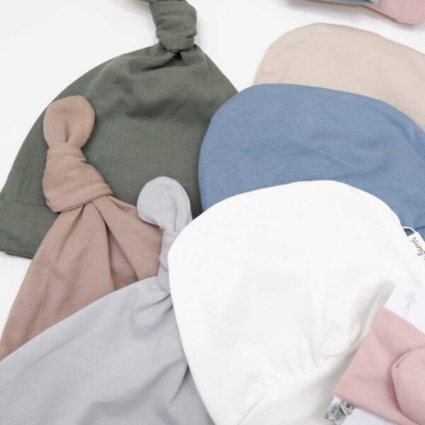 Carrol n Barrol Knot Hat  Cotton Almond Collections - Topi Bayi Knot Lucu - Gambar 5
